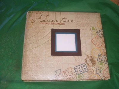 ÁLBUM DE FOTOS Tapa Dura Aventura el Mundo Espera Ampliable 12.5x13 12+Hojas Foto 1 de 4