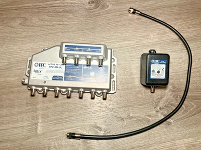 PPC-9M-UU: Used PPC Coax Coaxial Amplifier Splitter with power cord - Image 1 of 4