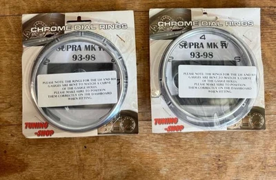 Toyota Supra MK IV 1993-1998 ESFERA CROMADA ANILLOS TUNNING SHOP REINO UNIDO (LOTE 2) Foto 1 de 4