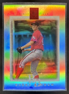 2003 Topps Tribute Contemporary Bobby Basham Holo /225 Reds #100 RC - Image 1 of 4