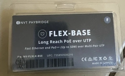 NVT Phybridge FLEX-LINK FLEX-BASE LARGO ALCANCE POE SOBRE UTP Foto 1 de 2