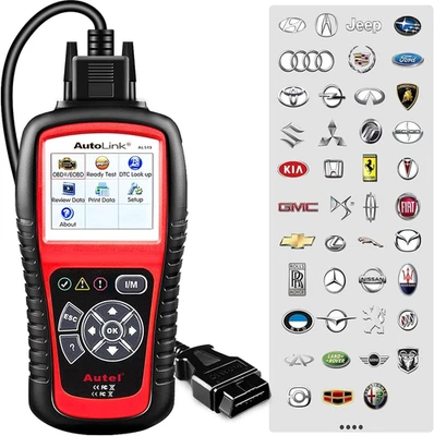 Autel Autolink AL519 OBD2 Diagnósticos Coche OBD2 Escáner Lector De Código De Er - Imagen 1 de 4
