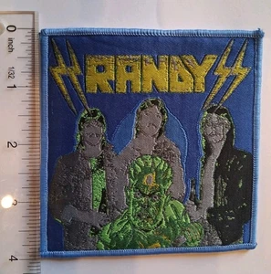 Randy Band Blue Border Woven Patch - Picture 1 of 1
