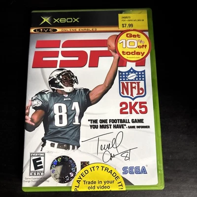 Xbox Original Microsoft ESPN NFL 2K5 Football Sega CIB Tested and Works!! - Image 1 of 4