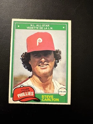 1981 MLB O-Pee-Chee Baseball #203 STEVE CARLTON HOF NRMT! SHARP - Image 1 of 2
