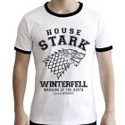 T-Shirt Manner GAME OF THRONES - Tshirt House Stark man SS whit (US IMPORT) NEW