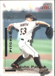 2001 Fleer Triple Crown Baltimore Orioles Baseball Card #196 John Parrish
