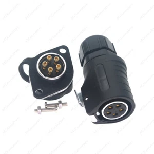 Conector de aviación de crimpado de tornillo de 5 pines XHP20, conector eléctrico LED impermeable - Imagen 1 de 7