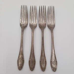 Gorham GM CO Providence 1919 Set 4 Gabeln Silber Antik Besteck Silberbesteck - Bild 1 von 8