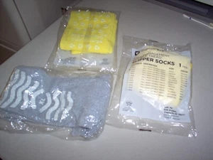 Slipper Socks, non-skid, 3-pack. Extra large and large, new - Picture 1 of 1