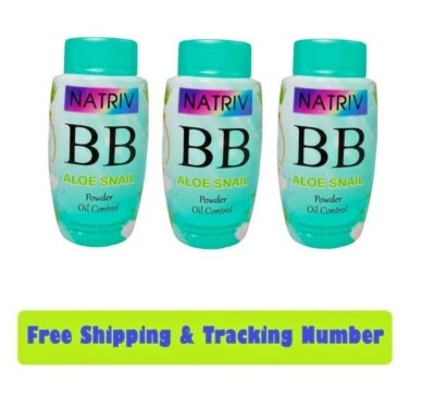 3 x 25g. Natriv BB Powder Oil Control Aloe Snail Cover Concealment & Smooth Skin - Image 1 of 4
