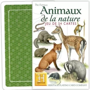 Animali Della Natura Set Di 52 Carte Da Gioco + Jolly (HPC) - Foto 1 di 3