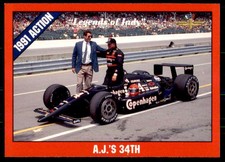 1992 COLLEGIATE COLLECTION LEGENDS OF INDY A.J.'S 34TH #57