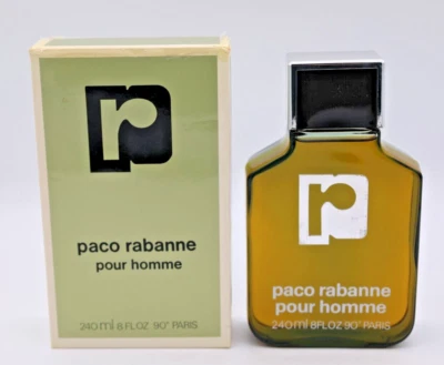 Botella de salpicaduras vintage Finescents Paco Rabanne Pour Homme EDT 240 ml/8 oz Foto 1 de 4