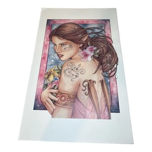 Vintage Fantasy Mystical Fairy Fae Art Print By Marjolein Gulinski Dead Stock - Picture 1 of 4