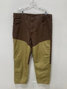 Wrangler Sz 40x32 Upland Brush Guard Work Hunting Jeans 97GR2BA Brown - Picture 1 of 11
