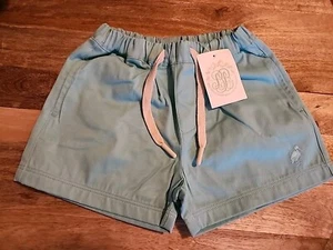 NWT New~ The Beaufort Bonnet Company TBBC Sheffield Shorts Teal Size 4T - Picture 1 of 5