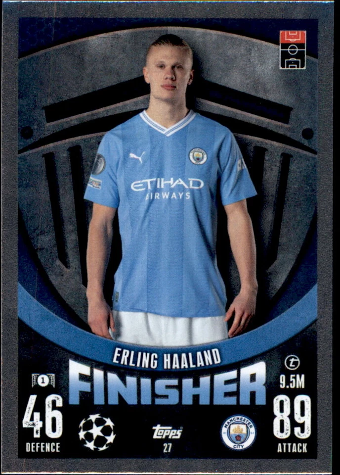 Tarjeta coleccionable Champions League 2023/24 27 - Erling Haaland - Finisher