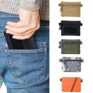 Outdoor EDC Molle Pouch Wallet Portable Waist Bag Coin Purse Outdoor Small Pack - Picture 1 of 17