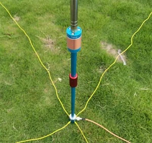 MA-12 100W 7M-50MHz Multi Band HF Shortwave GP Outdoor Portable Antenna QRP - Picture 1 of 12