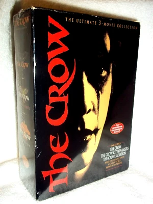 The Crow Complete Collection+3 BONUS Films (DVD, 2017 4-Disc) Brandon Lee action - Image 1 of 4