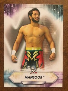 Mansoor 118 Raw WWE Topps 2021 Trading Card