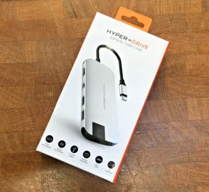 HyperDrive SLIM 8-in-1 USB-C Hub : HD247B-Silver - Picture 1 of 2