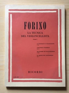 FIORINO - La tecnica del Violoncellista - Volume I - Edizioni Ricordi 168 - Foto 1 di 3