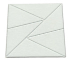 21 PIECE -White Acoustic Foam Panels Self Adhesive Soundproof -APPROX 12x12 inch