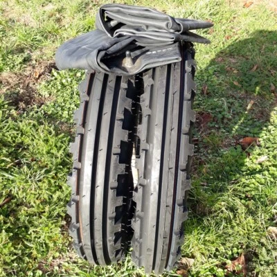 Traktorreifen 4.00 x 16 2 x AS Front BKT TF 8181 4PR + 2x Schlauch TR15 4 00 16 - Bild 1 von 4