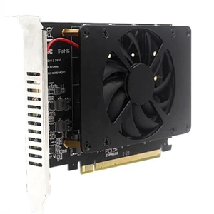 Array Expansion Card Motherboard PCI-E Split Card PCIE X16 NVME M2 MKEY SSD RAID - Picture 1 of 7