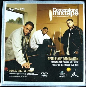 CORNERSTONE MIXTAPE #76 SEPT. 2005 3X CD/DVD MIXED PROMO DJ DRAMA, DON CANNON - Picture 1 of 8