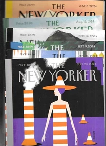 New Yorker Magazine Lot Of 6 Issues 2024 6/3, 8/19, 9/9, 9/16, 9/23, 11/18 - Picture 1 of 6