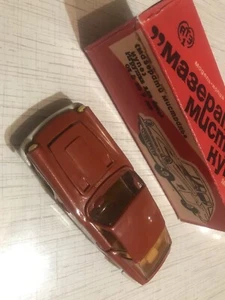 Maserati mistral cupe . 1:43. Remake Politoys. .Made in USSR - Picture 1 of 12