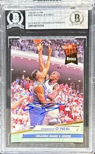 1992-1993 FLEER ULTRA SHAQUILLE O'NEAL RC AUTO BGS (ADESIVO) *5991 - Foto 1 di 1