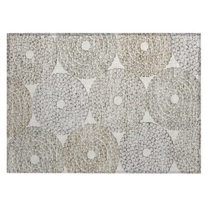 Addison Rugs Chantille ACN882 Ivory 1'8" x 2'6" Indoor/Outdoor, Machine - Picture 1 of 5