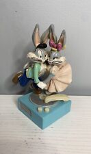 Bugs Bunny & Honey Bunny Dancing on a Record Player Figure