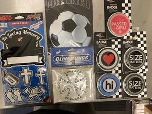 Auto Magnet Badges & Decals & Stickers Bundle Car Truck Van SUV UTV Motorcycle - Picture 1 of 1