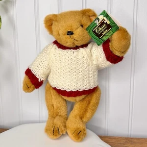 Vintage 90s Kellytoy Fully Jointed Smores Teddy Bear Plush 10" NWT Dead Stock - Picture 1 of 9