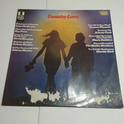 Country Love Vintage Vinyl LP Johnny Cash Lynn Anderson Charlie Rich - Image 1 of 4