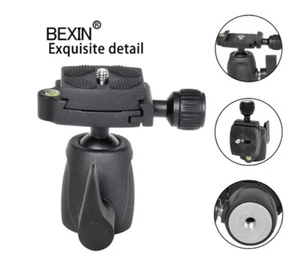 Mini Panoramic 360 Camera Head Rotation With Quick Release Plate Ball Head - Picture 1 of 9