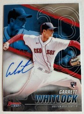 GARRETT WHITLOCK 2021 BOWMANS BEST ON CARD ROOKIE AUTO BOSTON RED SOX RC