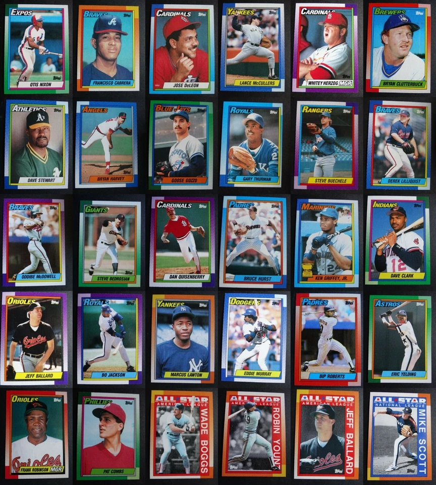 1990 Topps Baseball Cards Complete your Set You U Pick From List 251-500 - Image 1 of 1
