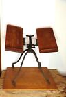 ANTIQUE+VICTORIAN+Cast+Iron+Dictionary+Music+Book+Stand+Attic+Find