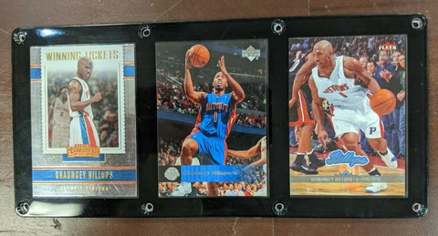 CHAUNCEY BILLUPS 3 CARD PLAQUE DETROIT PISTONS Cover