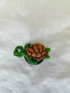 Original Jibbitz Kroko/Schuh Anhänger: Meeresschildkröte, neu unbenutzt - Bild 1 von 1