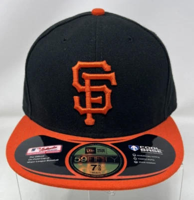 Gorra ajustada base fresca de los Gigantes de San Francisco MLB New Era 59FIFTY 7 5/8 NUEVA CON ETIQUETAS Foto 1 de 4