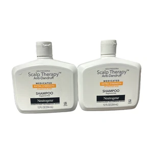 2-Pack Neutrogena Scalp Therapy Anti-Dandruff Shampoo 3% Salicylic 12oz New - Picture 1 of 4