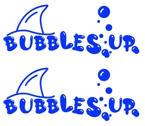 Casa rodante cámper remolque Jimmy de 6" con calcomanías de vinilo azul rasgado ventana coche barco - Imagen 1 de 2