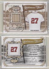 2021 Leaf Lumber Nickname Fame Relics /25 Fred McGriff #NF-15 HOF